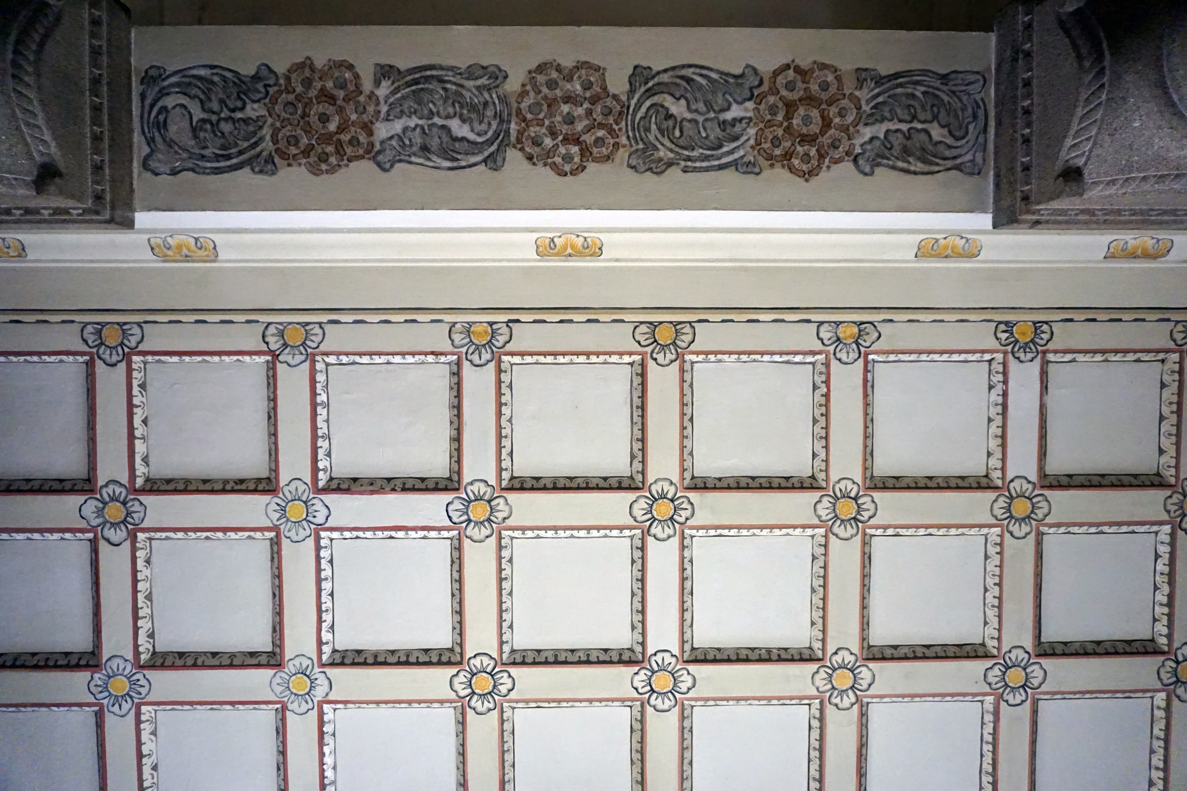 Et skønvirkeudsmykket loft