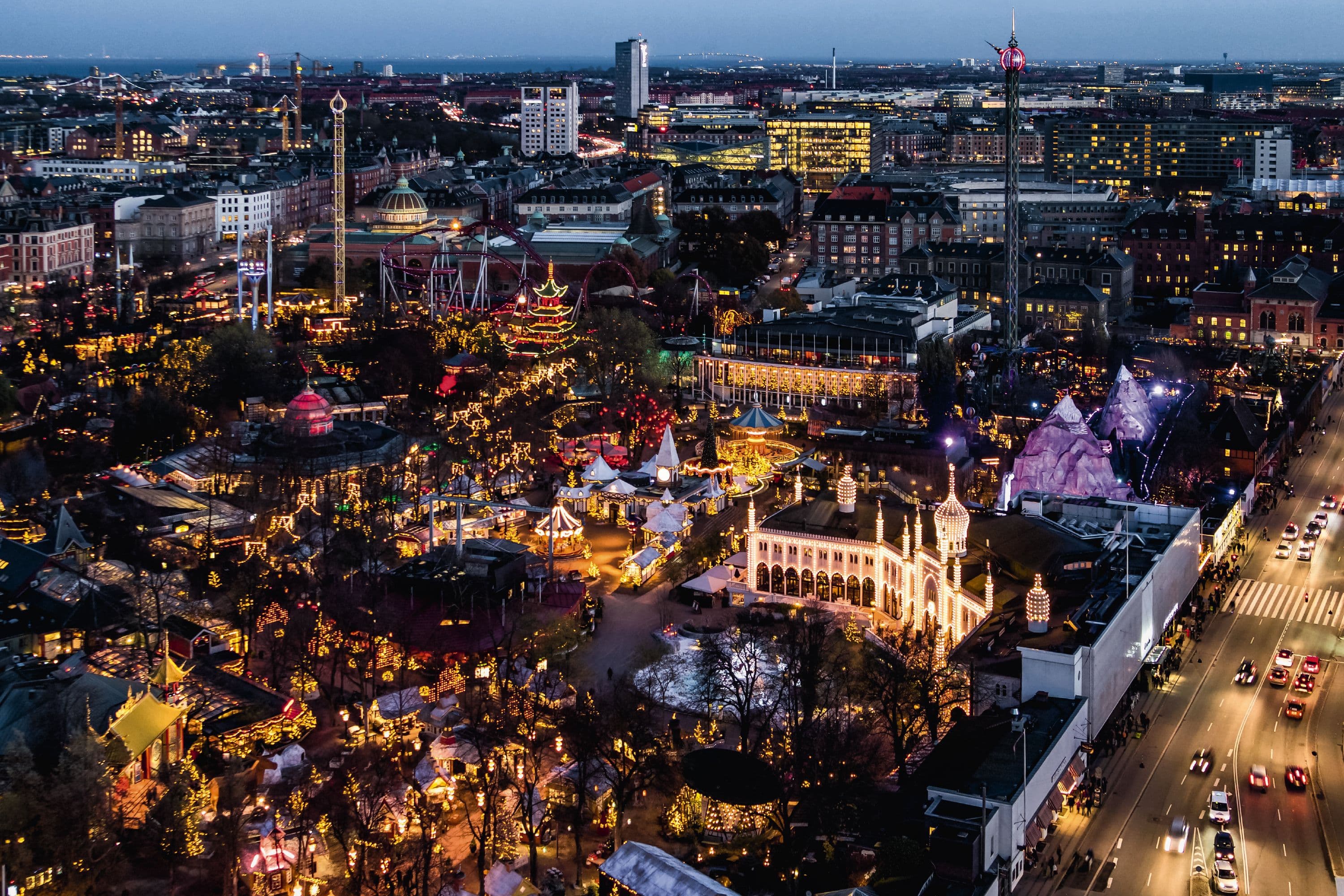 Luftfoto af Tivoli